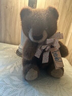 Calvin Brown Bear by applause 80’s collectible
